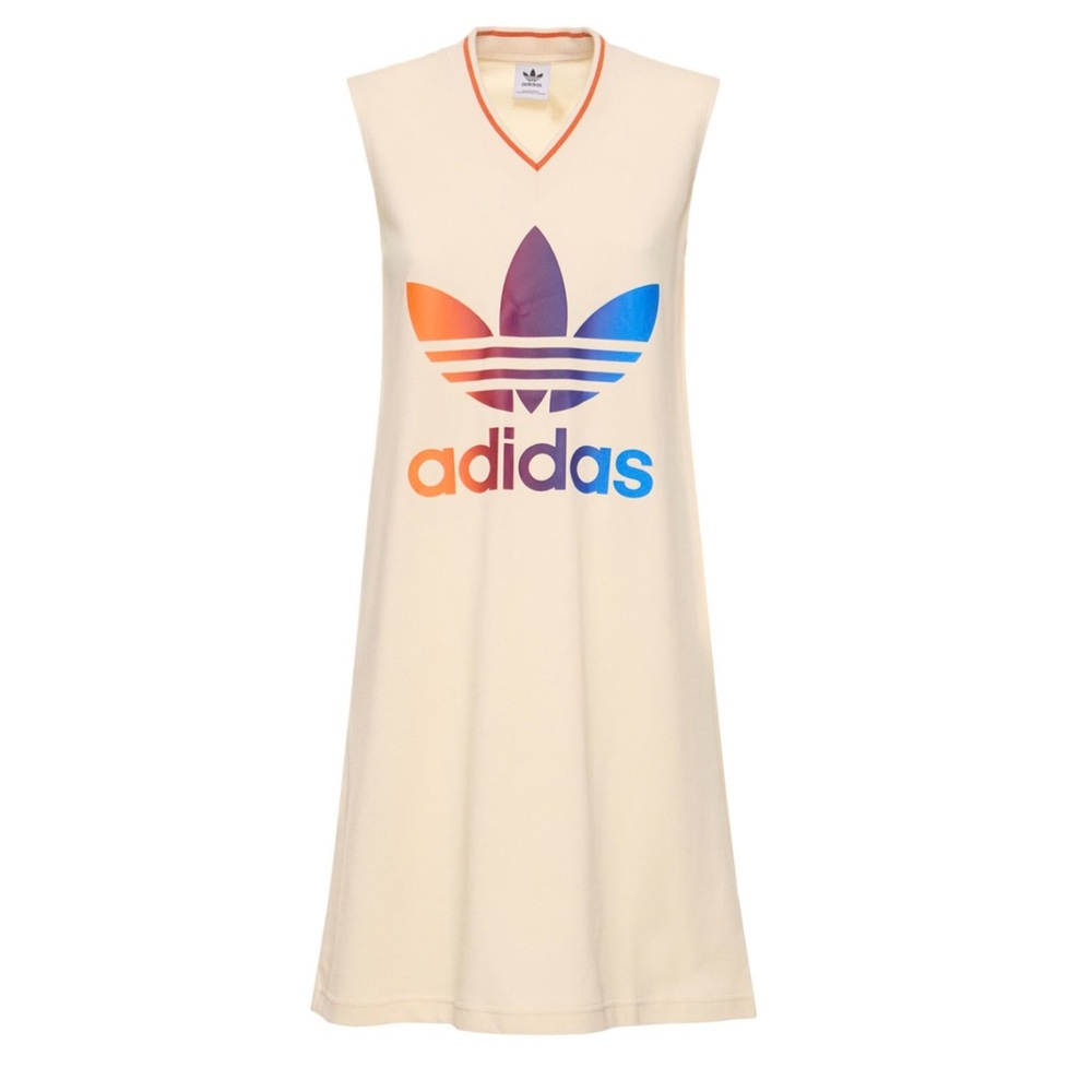 ADIDAS Adicolor 70’s V-Neck Sleeveless Dress Sz M